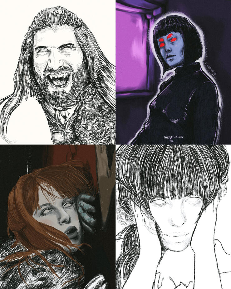 unfinished digital sketches (2023)