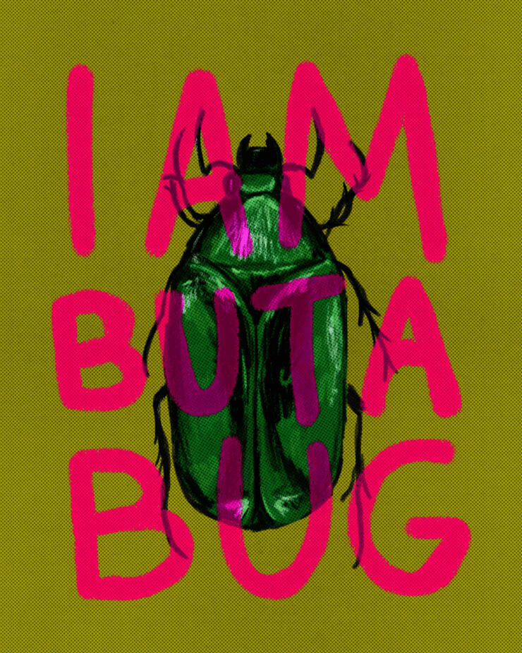 "I Am But A Bug" digital piece (2025)