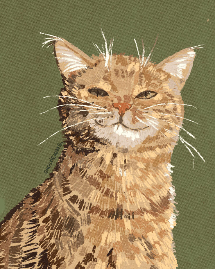 "the sniler" digital piece (2023)