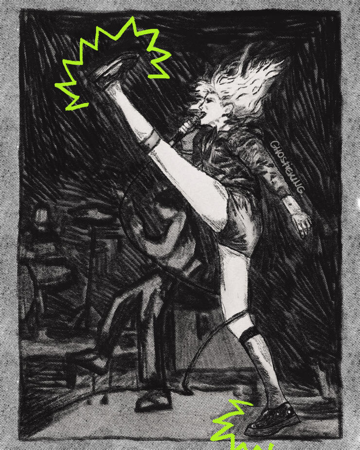 "hayley and the bois" digital piece (2023)